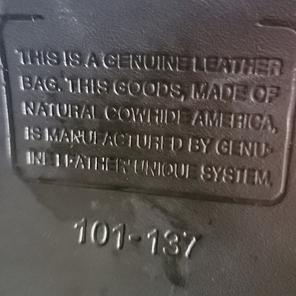 Leather/Suede Shoulder Bag - Picture 2 of 11